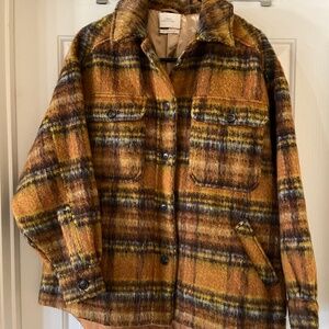 Urban Outfitters NWOT never worn plaid shirt jacket